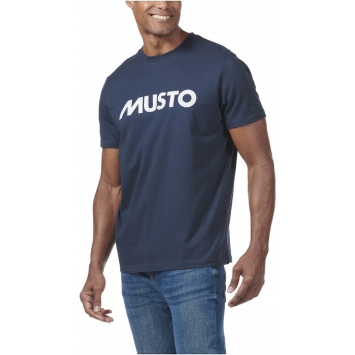 2024 Musto Mens Logo T-shirt 82451 - Navy